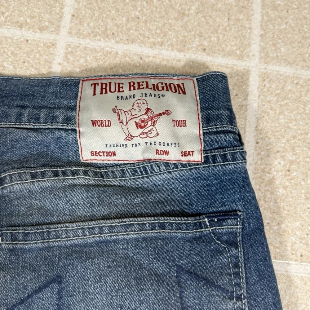 True Religion World Tour Jeans Men's 32 Geno Relaxed Slim Fit Denim